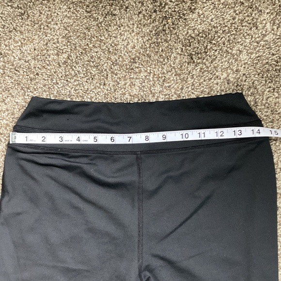 Reebok | Capri Dry Fit Leggings Black Small Athletic Sport Yoga - Picture 7 of 9